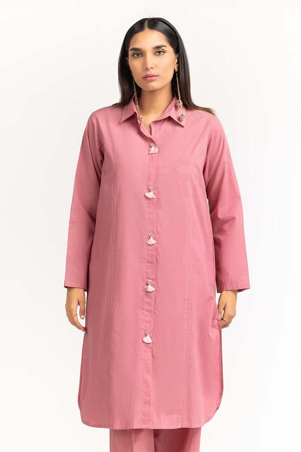 UAE -2PC Dyed Cambric Shirt With Trouser IPS-23-69