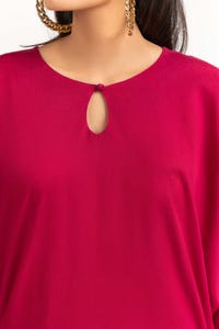 UAE -2PC Dyed Cambric Embelished Shirt With Trouser IPS-23-72