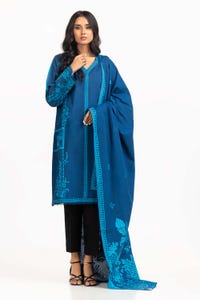 UAE -2PC Screen Printed Embellished Shirt With Dupatta IPS-23-81