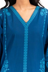 UAE -2PC Screen Printed Embellished Shirt With Dupatta IPS-23-81