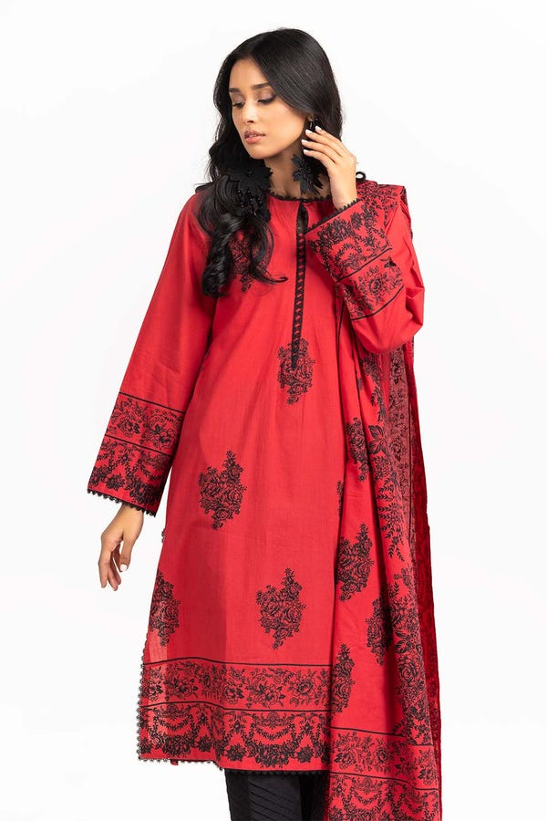 UAE -2PC Embellished Shirt With Dupatta IPS-23-86