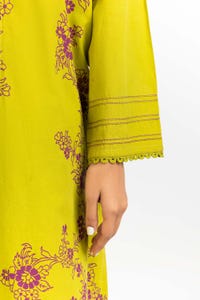 UAE -2PC Screen Printed Embellished Shirt With Dupatta IPS-23-87