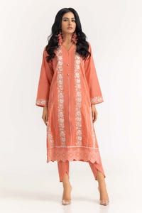 UAE -2PC Dyed Embroidered Cambric Shirt with Shalwar IPS-23-95
