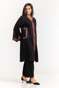 UAE -2PC Cambric Embroidered Shirt With Trouser IPS-23-97