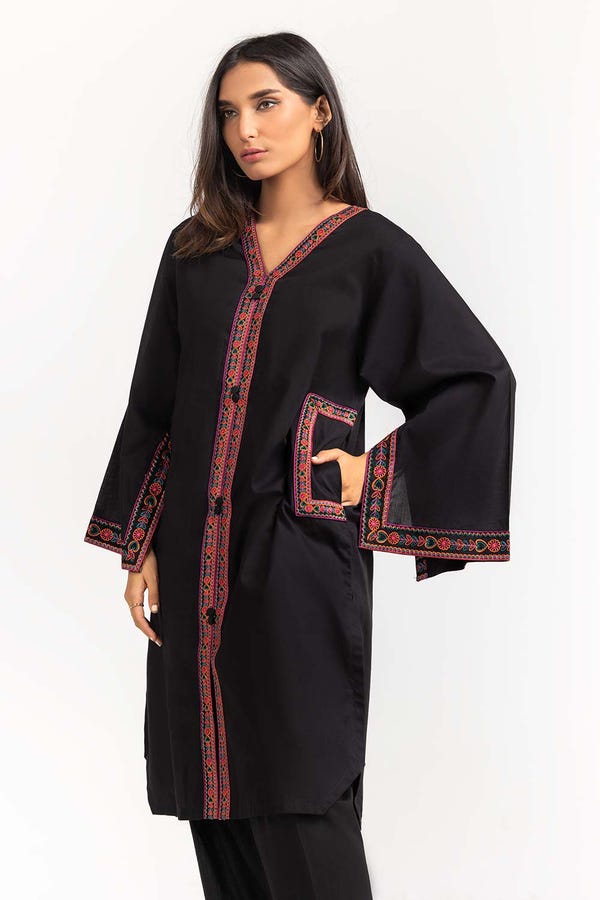 UAE -2PC Cambric Embroidered Shirt With Trouser IPS-23-97