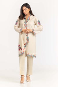 UAE -2PC Cambric Embroidered Shirt With Trouser IPS-23-98