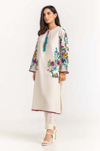UAE -2PC Dyed Cambric Embroidered Shirt With Trouser IPS-23-99