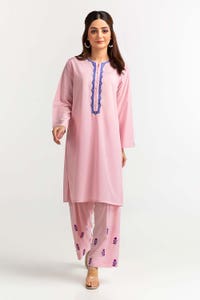 UAE -Polyester Viscose Embroidered Co-Ord Set IPS-24-104