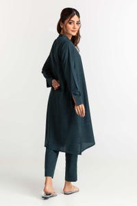 UAE -Dyed Polyester Viscose Embelished Shirt With Trouser IPS-24-121