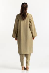 UAE -Yarn Dyed Embroidered Co-Ord Set IPS-24-173