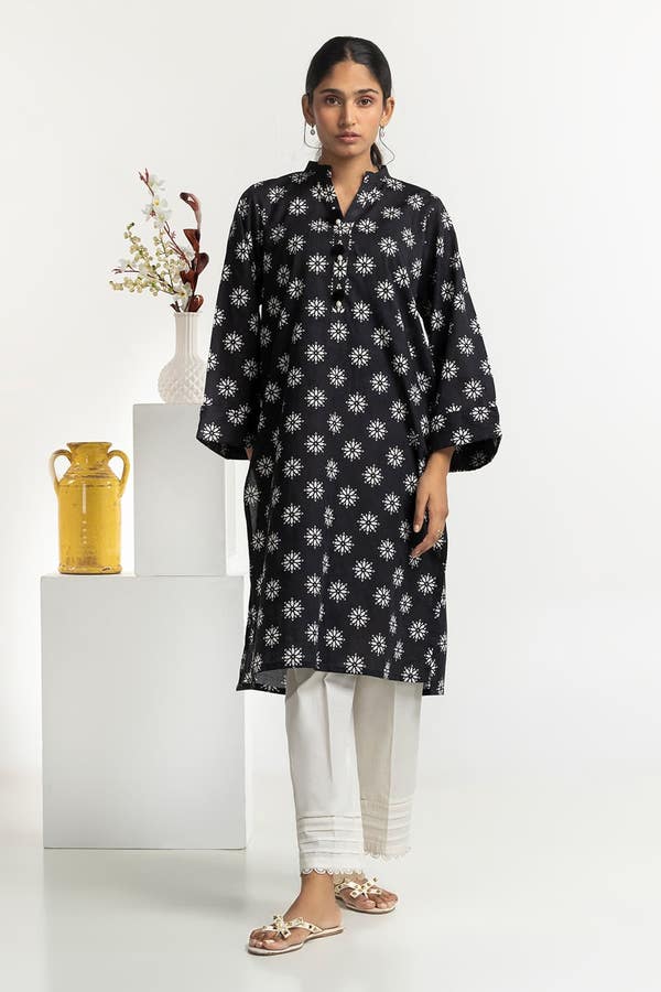 UAE -Dobby Printed Shirt Ips-24-17 B
