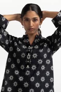 UAE -Dobby Printed Shirt Ips-24-17 B