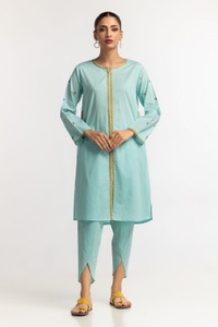 UAE -Dyed Embroidered Nep Lawn Shirt With Trouser IPS-24-26