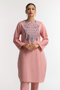 UAE -Dyed Embroidered Nep Lawn Shirt With Trouser IPS-24-29