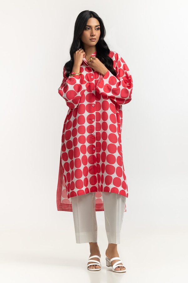 UAE-Poly Cambric Printed Shirt IPS-44516