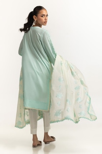 UAE-Cambric Embroidered Shirt And Embroidered Dupatta IPSD-44479