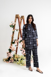 UAE -Cotton Viscose Printed Shirt And Trouser IPST-44204