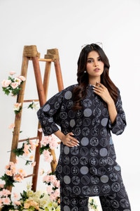 UAE -Cotton Viscose Printed Shirt And Trouser IPST-44204