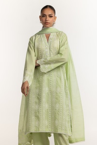 UAE-Cambric Embroidered Shirt And Trouser IPST-44350