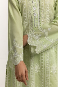 UAE-Cambric Embroidered Shirt And Trouser IPST-44350