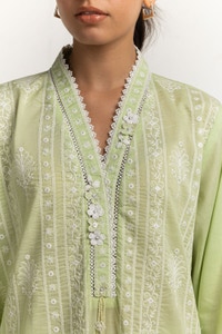 UAE-Cambric Embroidered Shirt And Trouser IPST-44350
