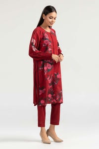 UAE -Cambric Printed Shirt With Dyed Trousers IPW-21-74 2PC