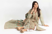 UAE -Screen Printed Cambric Shirt With Dupatta IPW-21-78 2PC