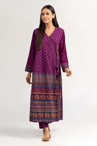 UAE -Printed Cambric Long Shirt Trousers IPW-21-83 2PC