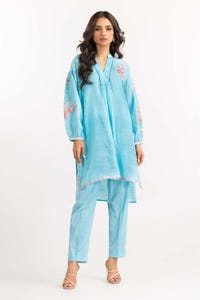UAE -2PC Embroidered Shirt With Trouser IPW-22-11
