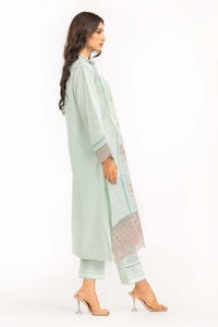 UAE -2PC Cambric Suit Embroidered Shirt Trousers IPW-22-27
