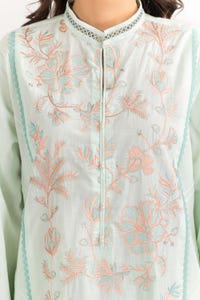 UAE -2PC Cambric Suit Embroidered Shirt Trousers IPW-22-27