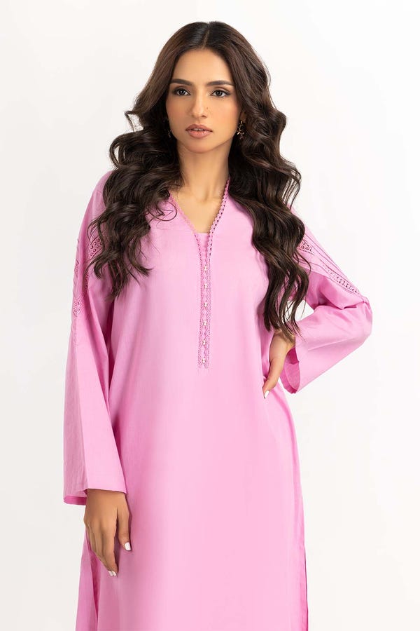 UAE -Dyed Cambric Shirt With Trousers IPW-22-56