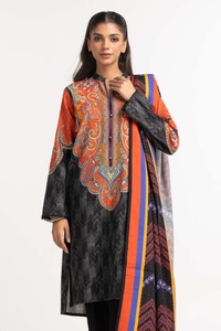UAE -Digital Print Khaddar Suit IPW-23-17