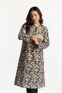 UAE -Lawn Gold Printed Shirt IUSTK-260