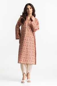 UAE -Lawn Lacqure Printed Shirt IUSTK-279