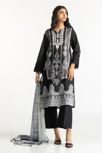 UAE-Lawn Printed Shirt And Dupatta IUSTKD-253