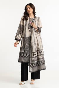UAE -Lawn Printed Shirt And Dupatta IUSTKD-291