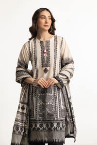 UAE -Lawn Printed Shirt And Dupatta IUSTKD-291