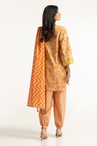 UAE -3PC Lawn Printed Suit IUSTKSD-106