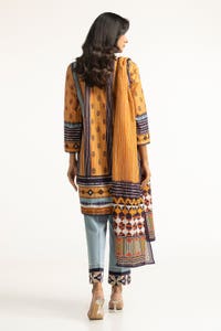 UAE-3 Piece Lawn Printed Suit IUSTKSD-111