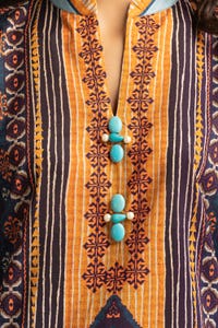 UAE-3 Piece Lawn Printed Suit IUSTKSD-111