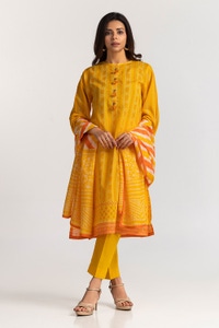 UAE -3PC Lawn Printed Suit IUSTKSD-18