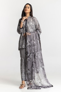 UAE -3PC Lawn Printed Suit IUSTKSD-19