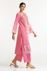 UAE-3 Piece Lawn Schiffli Embroidered Suit IUSTKSD-209
