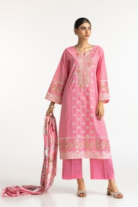 UAE-3 Piece Lawn Schiffli Embroidered Suit IUSTKSD-209