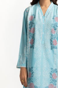 UAE -3 Piece Lawn Printed With Embroidered Suit IUSTKSD-210