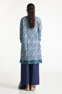 UAE-3 Piece Lawn Printed Suit IUSTKSD-216