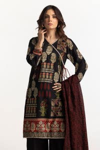 UAE -3 Piece Lawn Printed Suit IUSTKSD-218