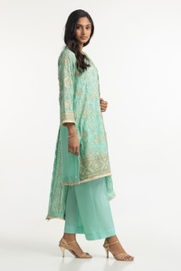UAE-3 Piece Chiffon Embroidered Suit IUSTKSD-228