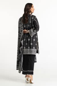 UAE -3 Piece Lawn Printed Suit IUSTKSD-241